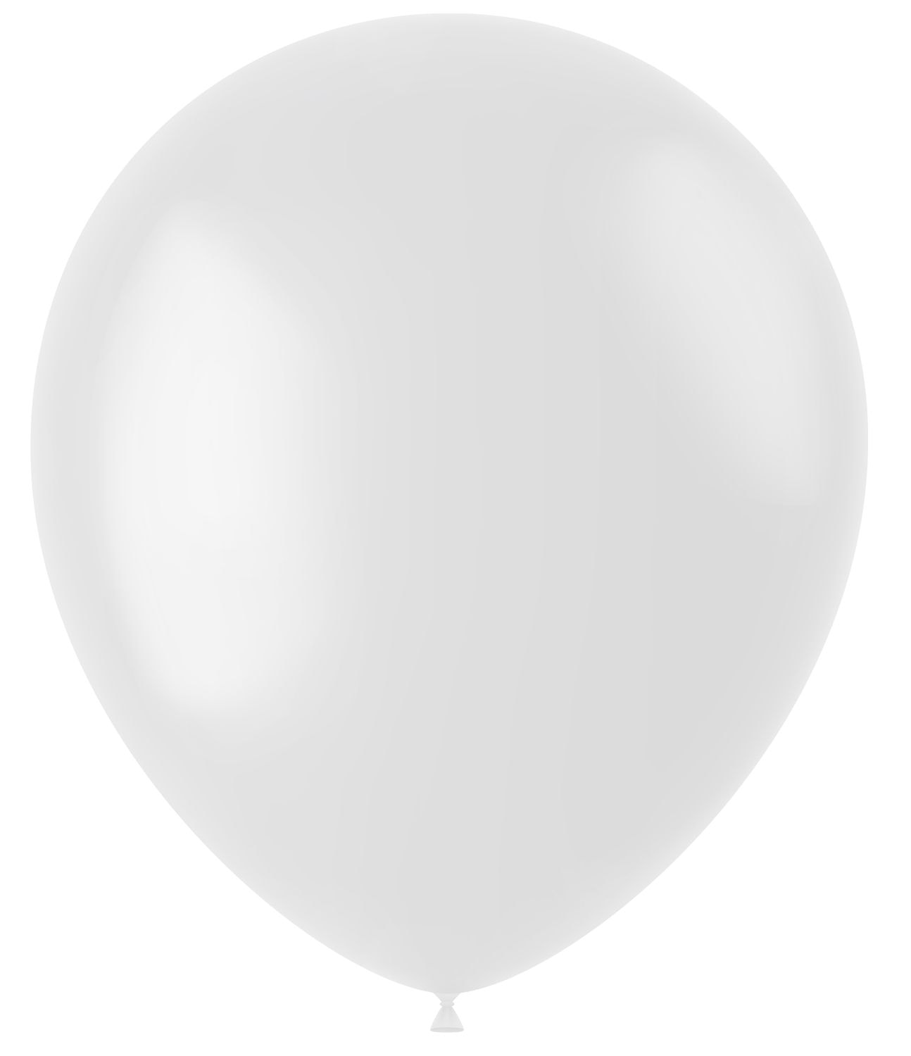 Witte ballonnen matte kleur