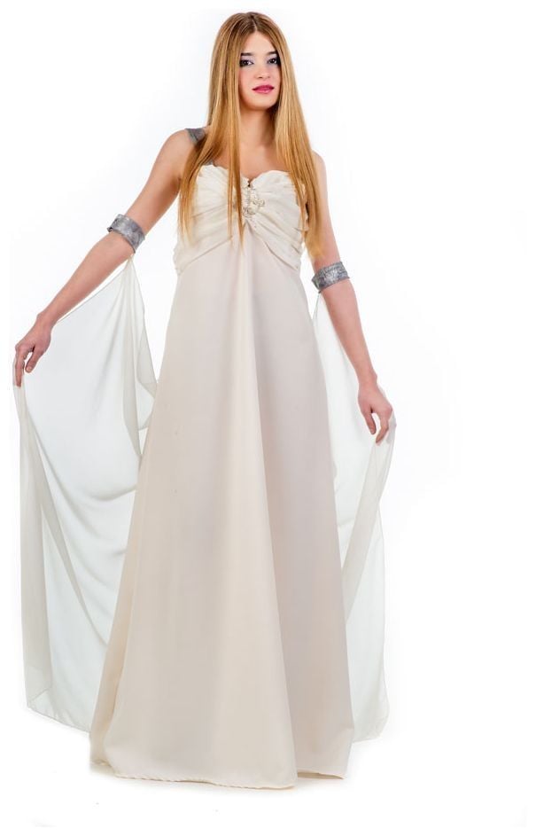 Witte Daenerys Targaryen jurk
