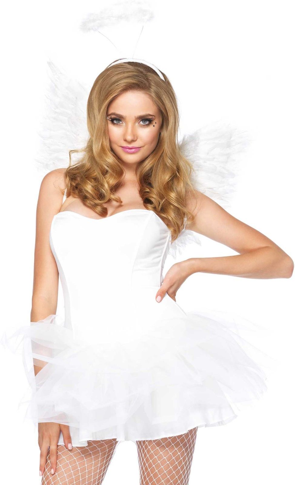 Witte engelen accessoires set