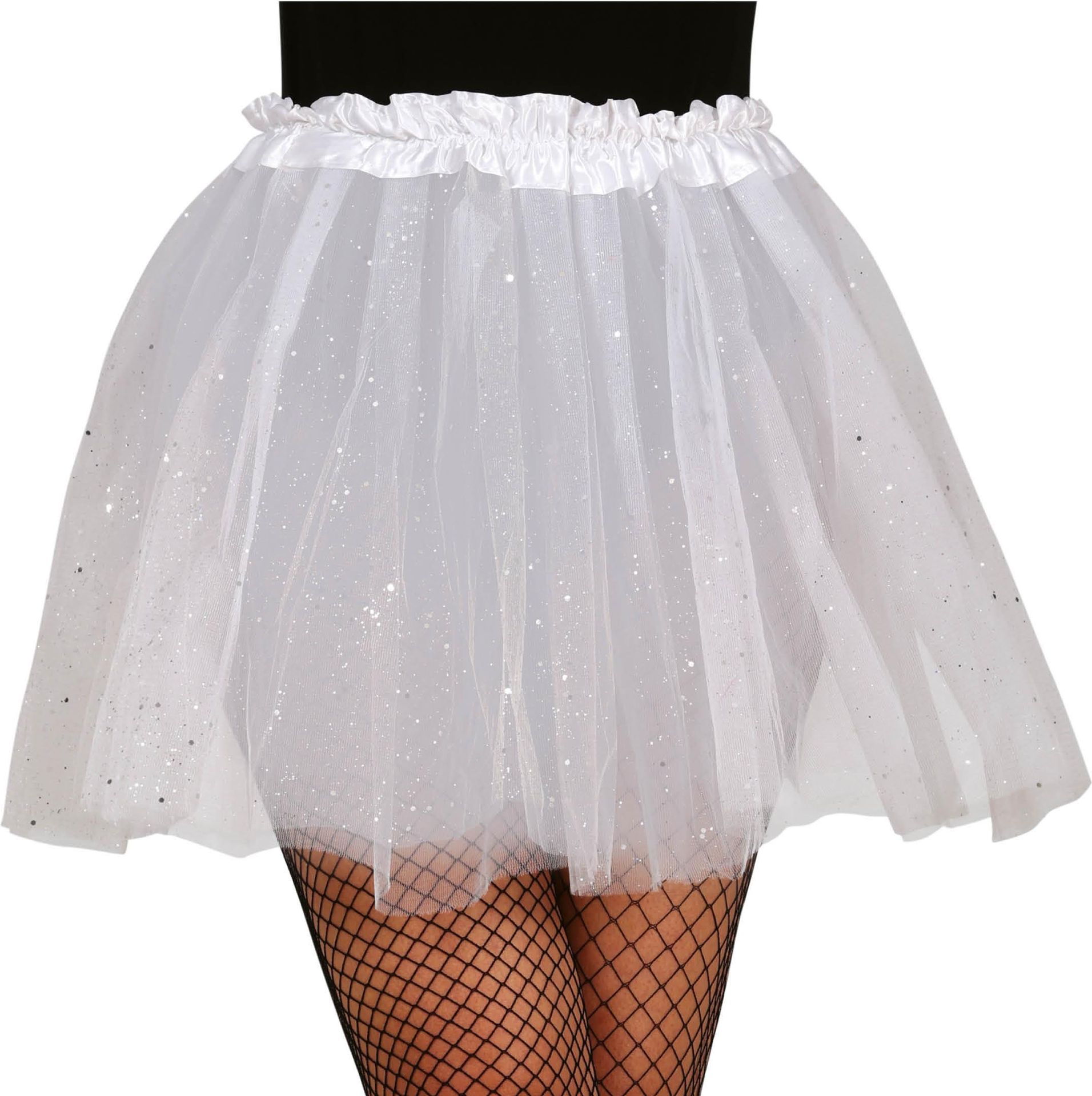 Witte Glitter Tutu Dames