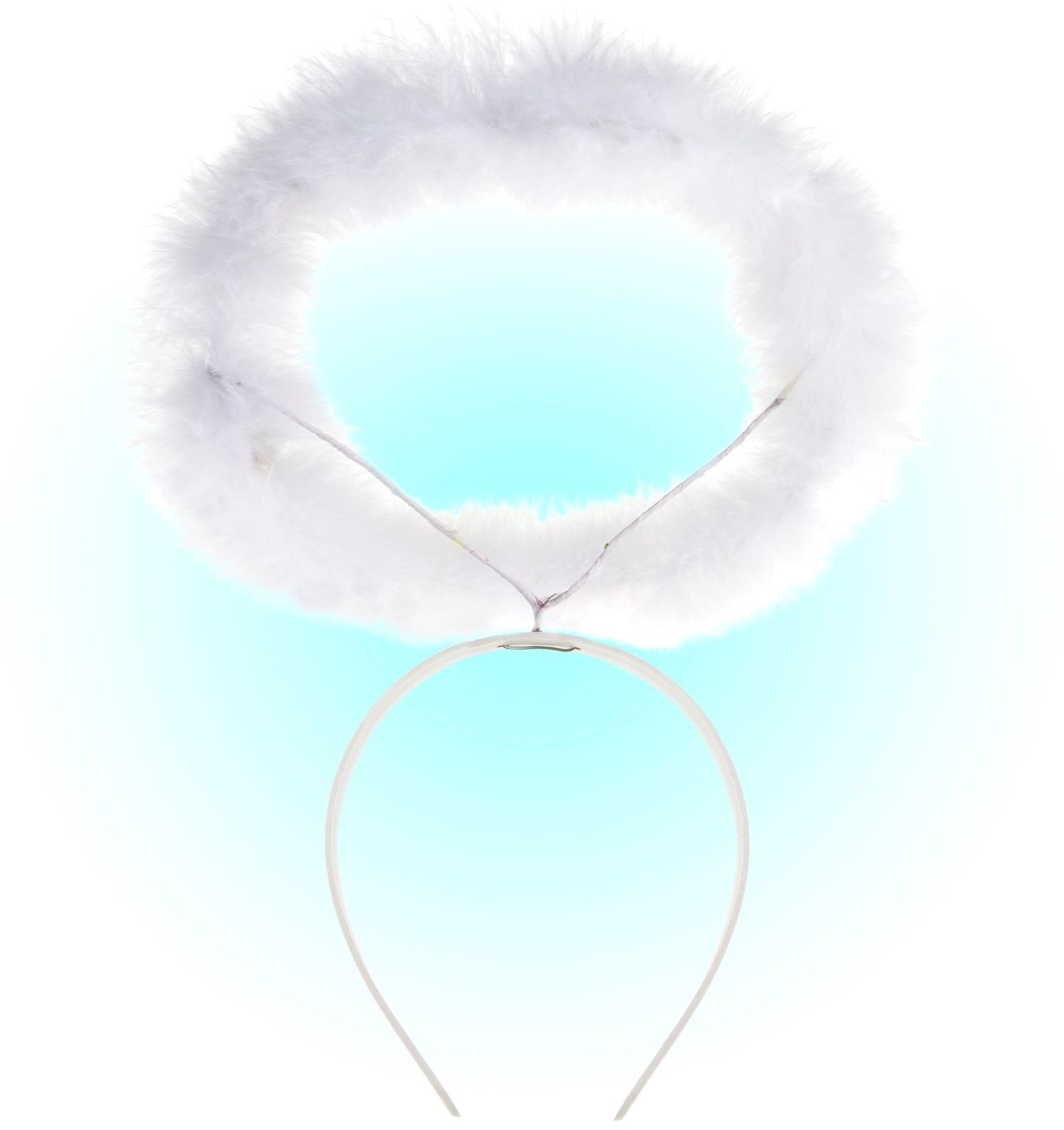 Witte Haarband met Halo