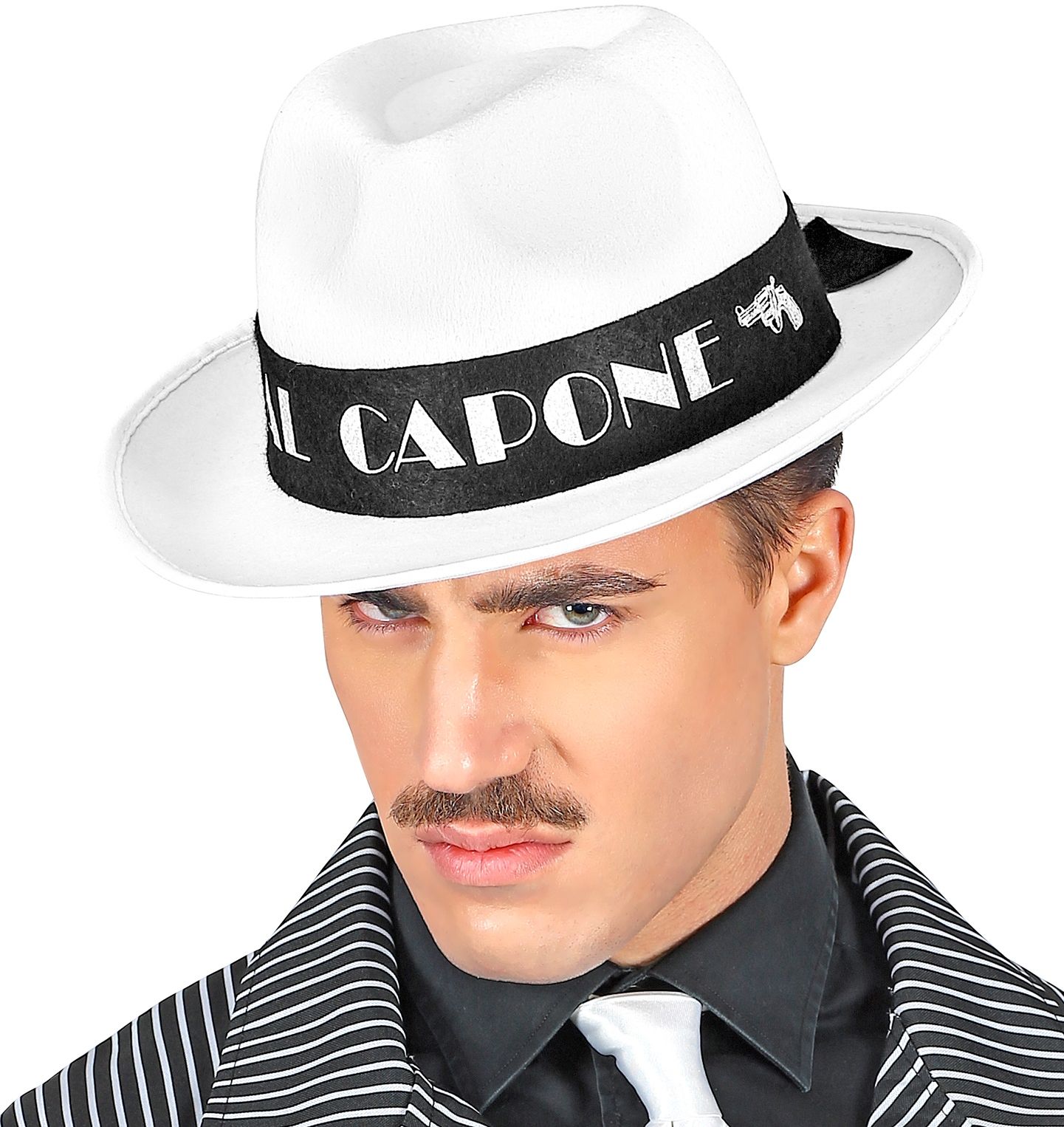 Witte maffia hoed Al Capone