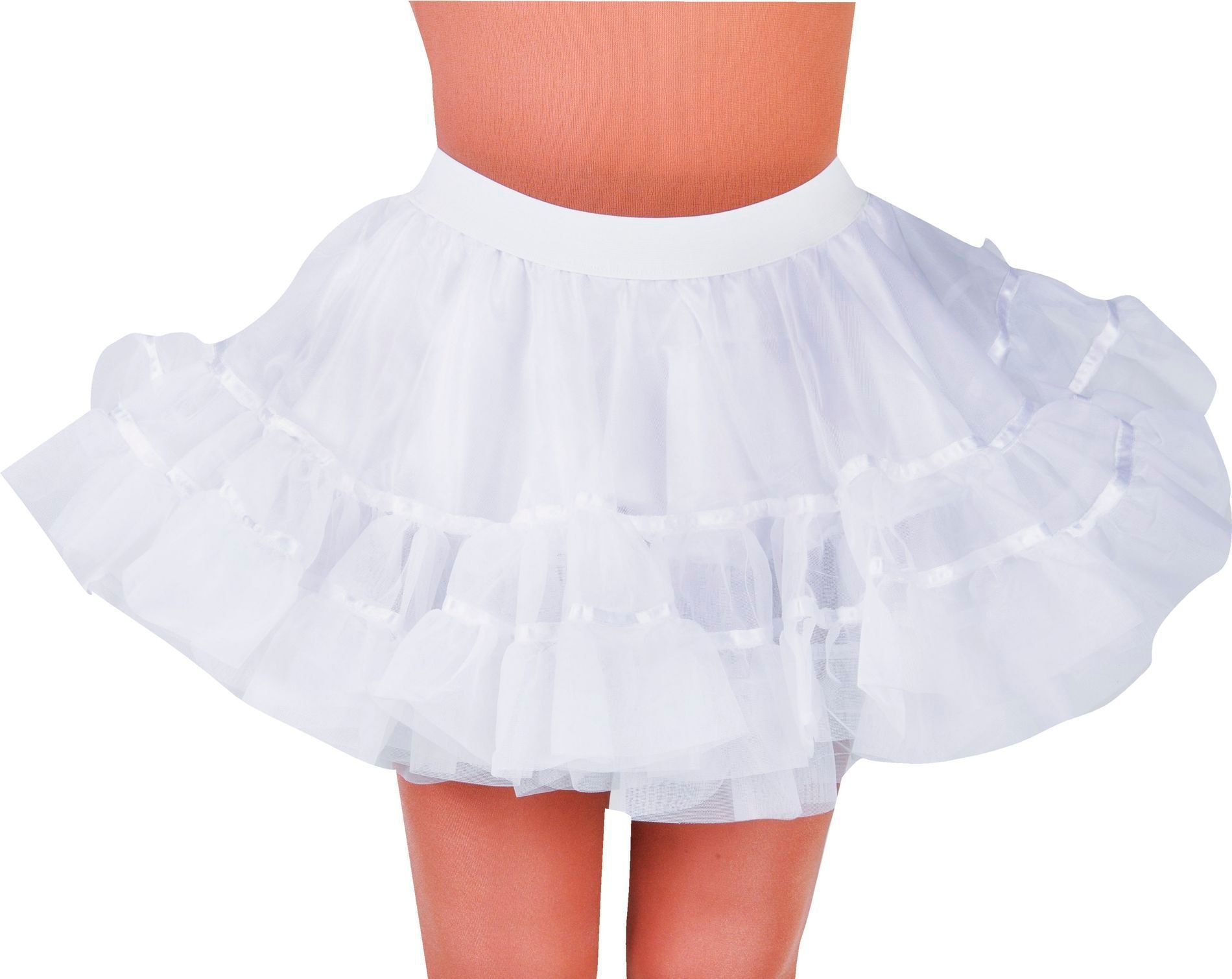 Witte petticoat vrouwen