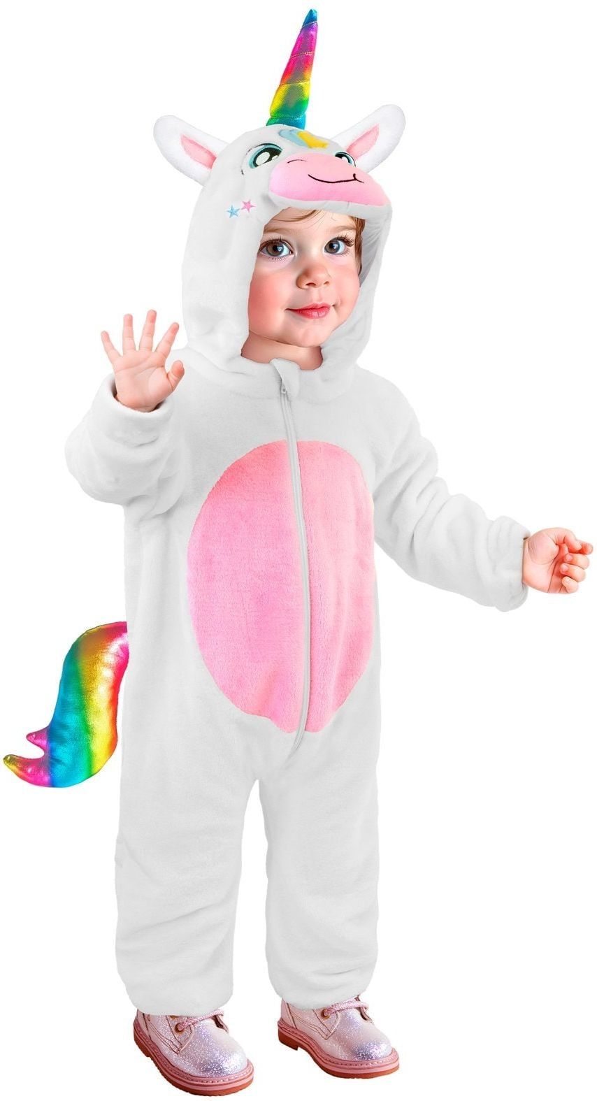Witte Unicorn Onesie Baby's