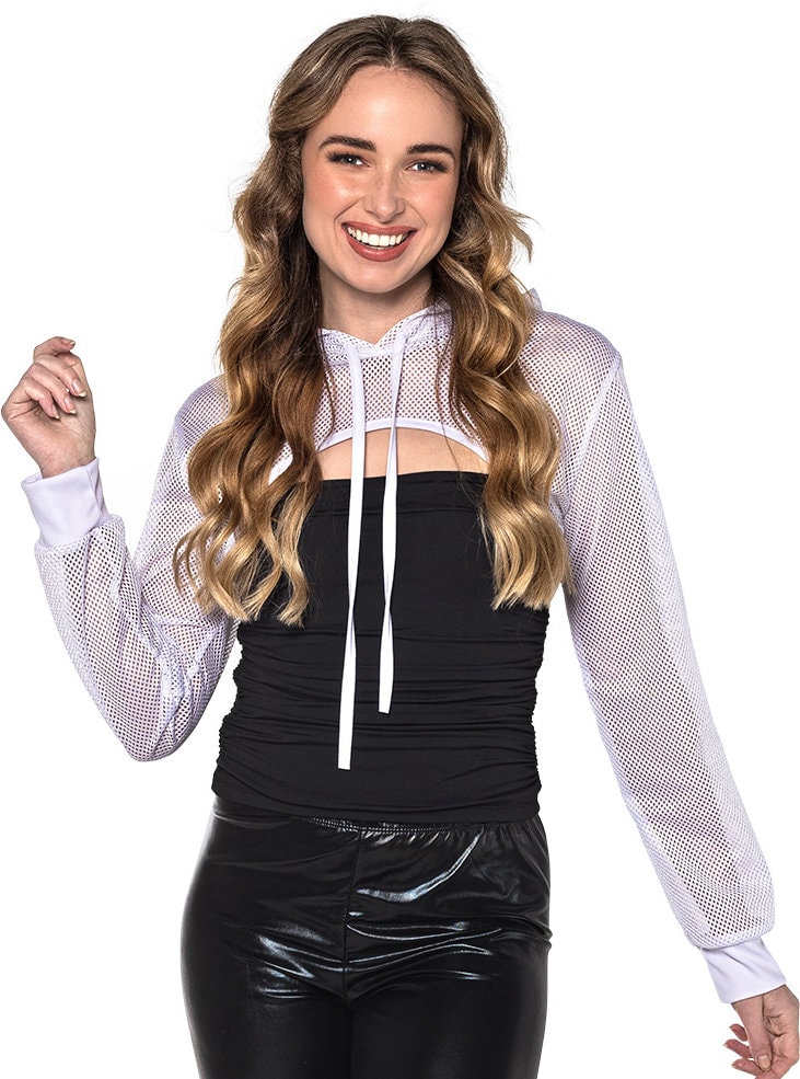 Witte Visnet Bolero Dames