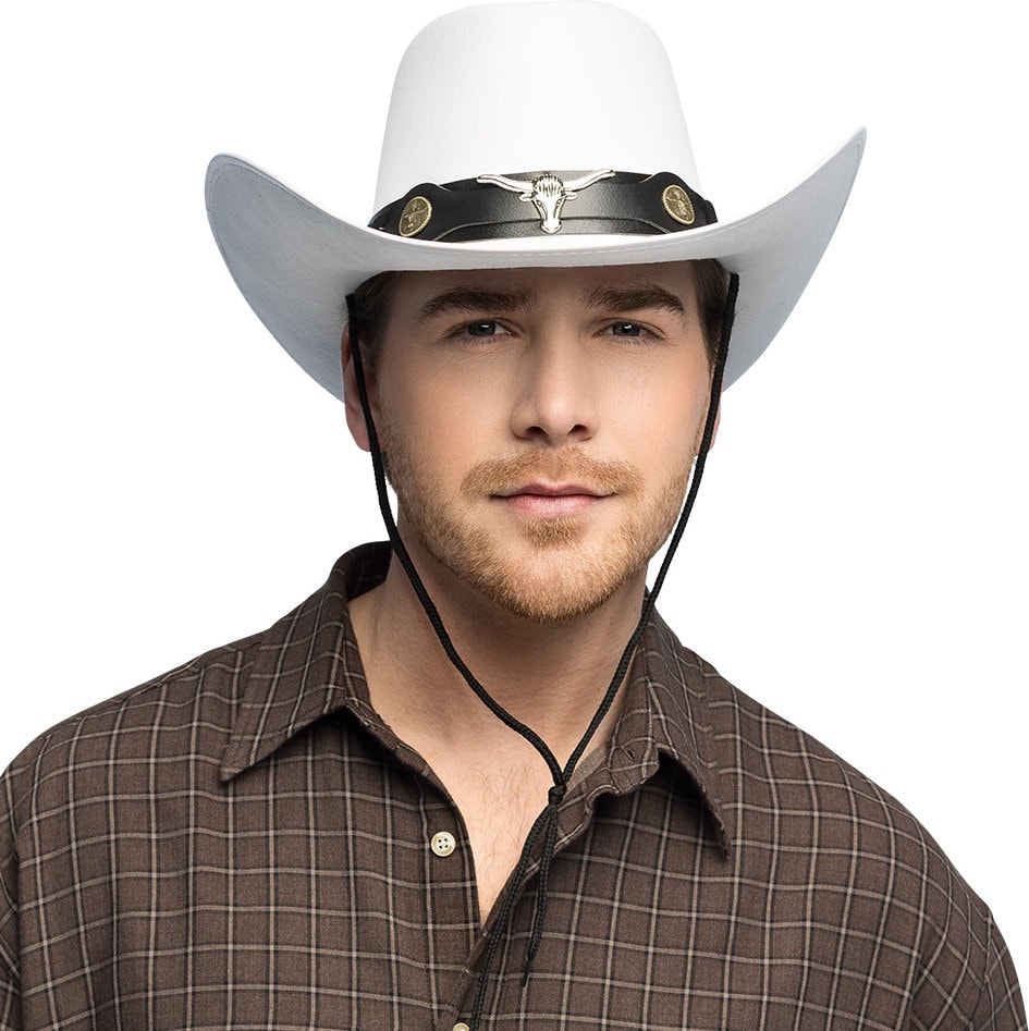 Witte Wilde Westen Cowboyhoed