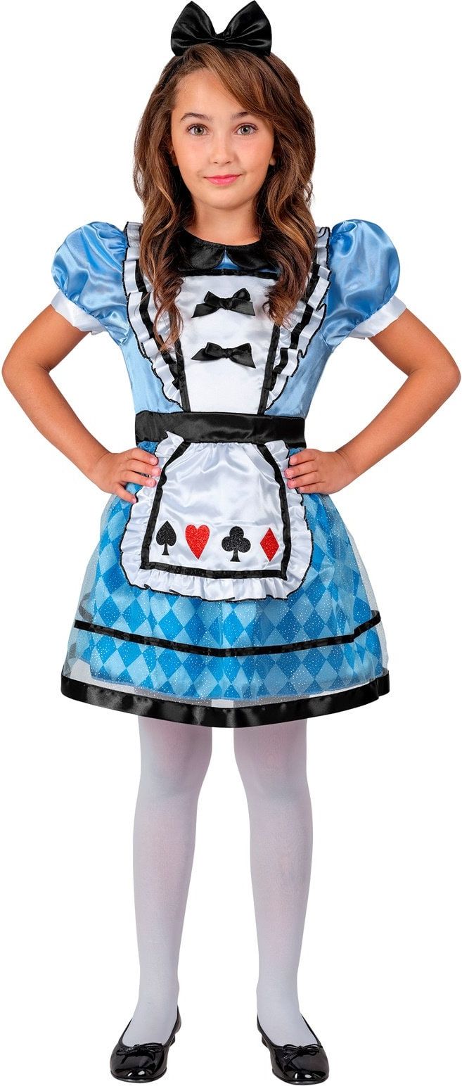 Wonderland Pakje Blauw Carnaval Meisjes