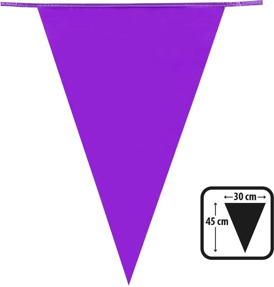 XL vlaggenlijn paars