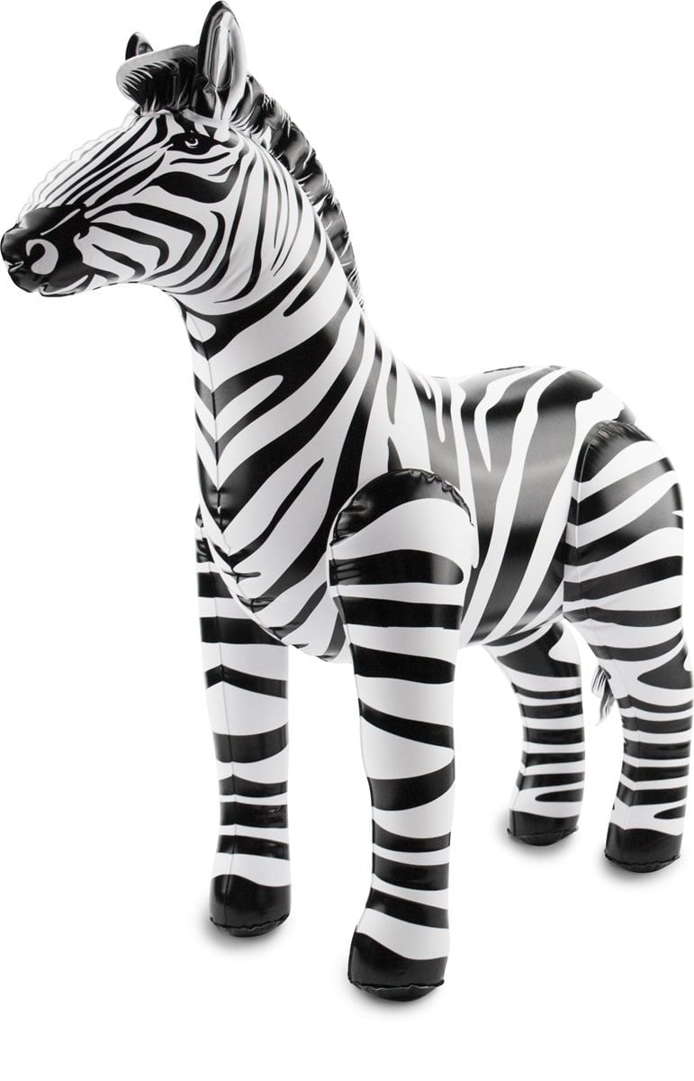 Zebra opblaasbaar 60cm