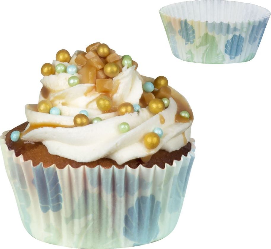 Zeemeermin thema cupcake vormpjes 50x