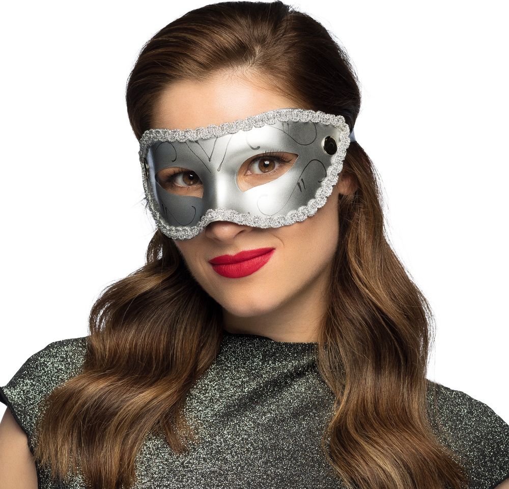 Zilveren Gabriella Oogmasker