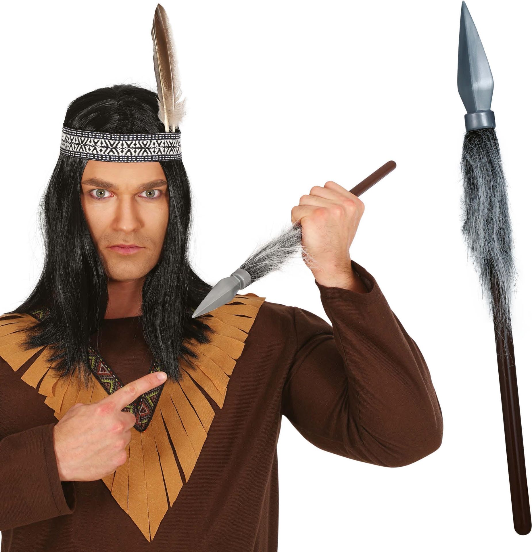 Zilveren Indianen Speer