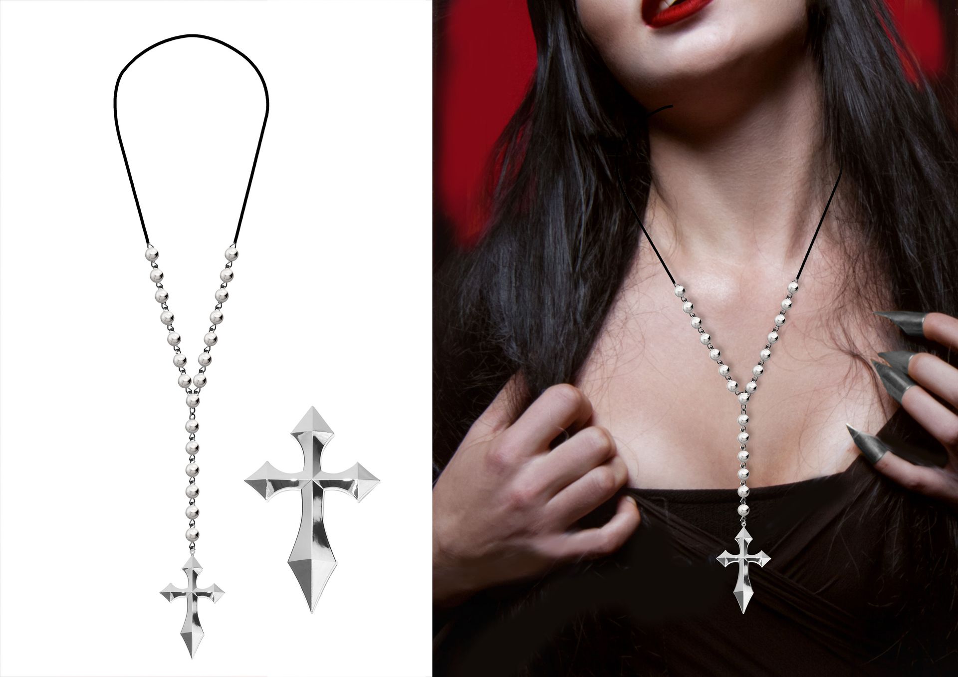 Zilveren Kruis Ketting