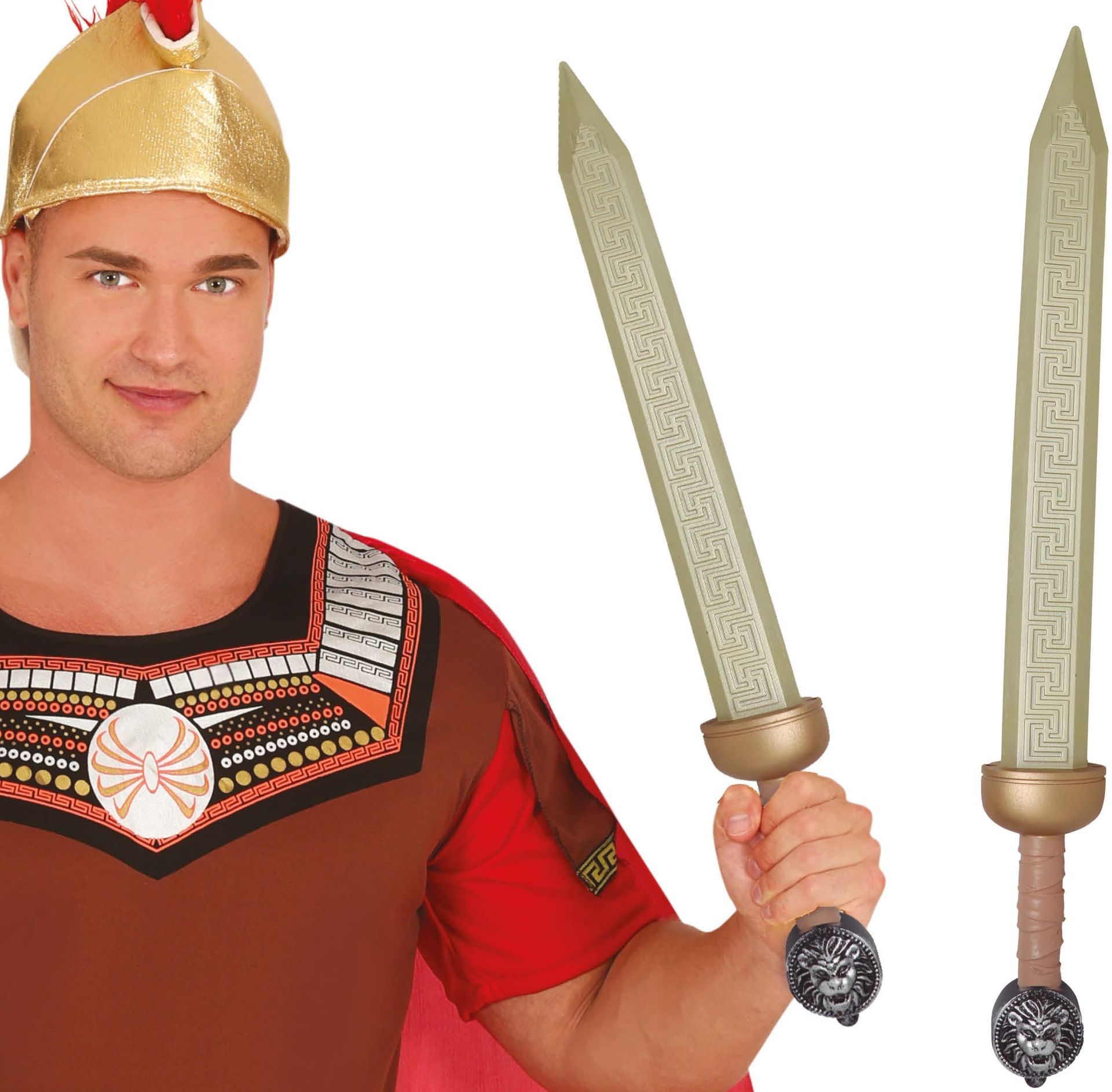 Zilveren Romeins Zwaard 60Cm