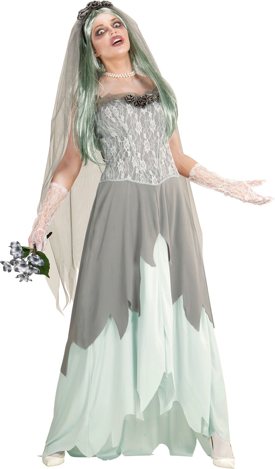 Zombie bruid kostuum