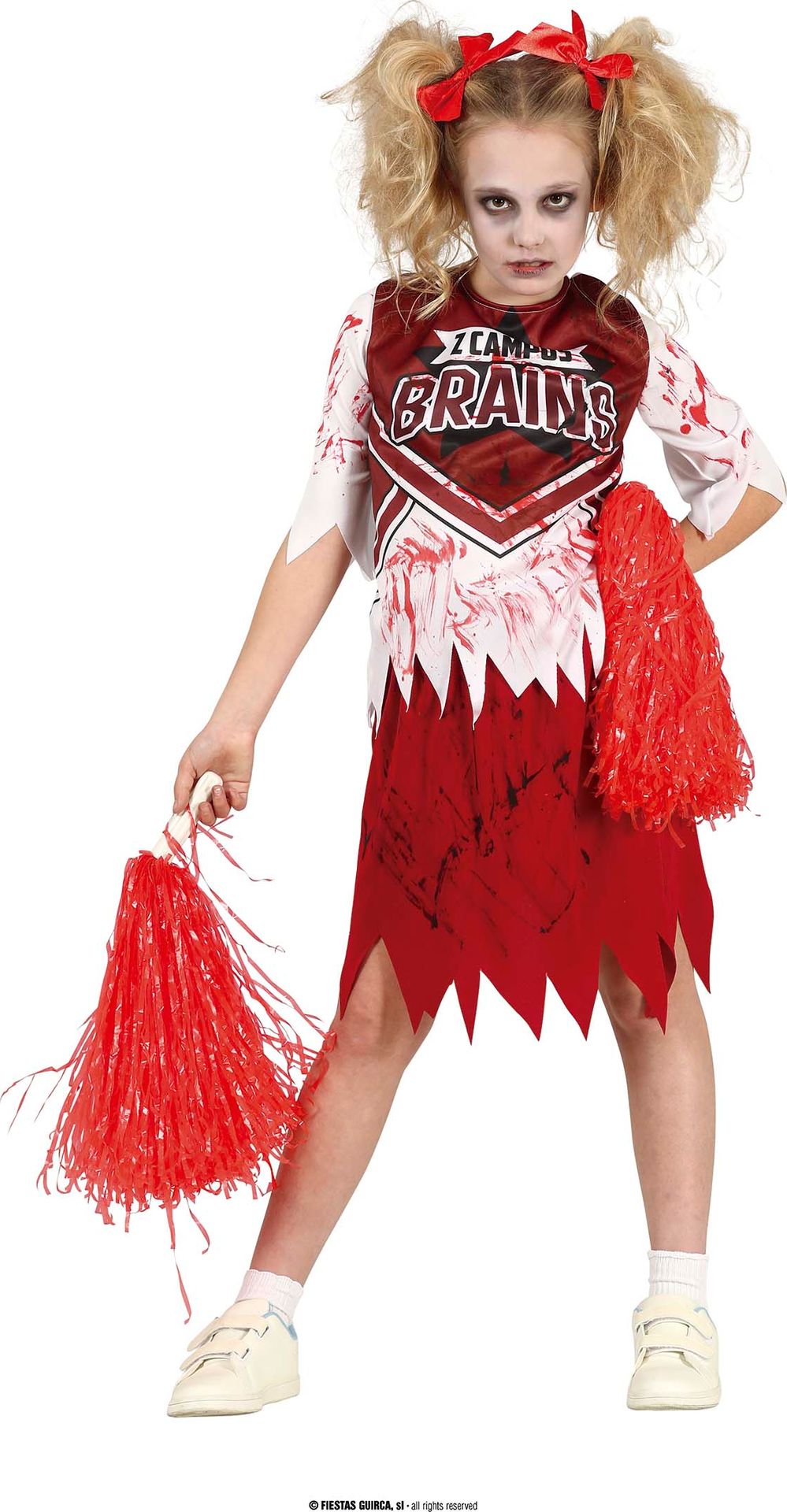 Zombie cheerleader outfit meisjes