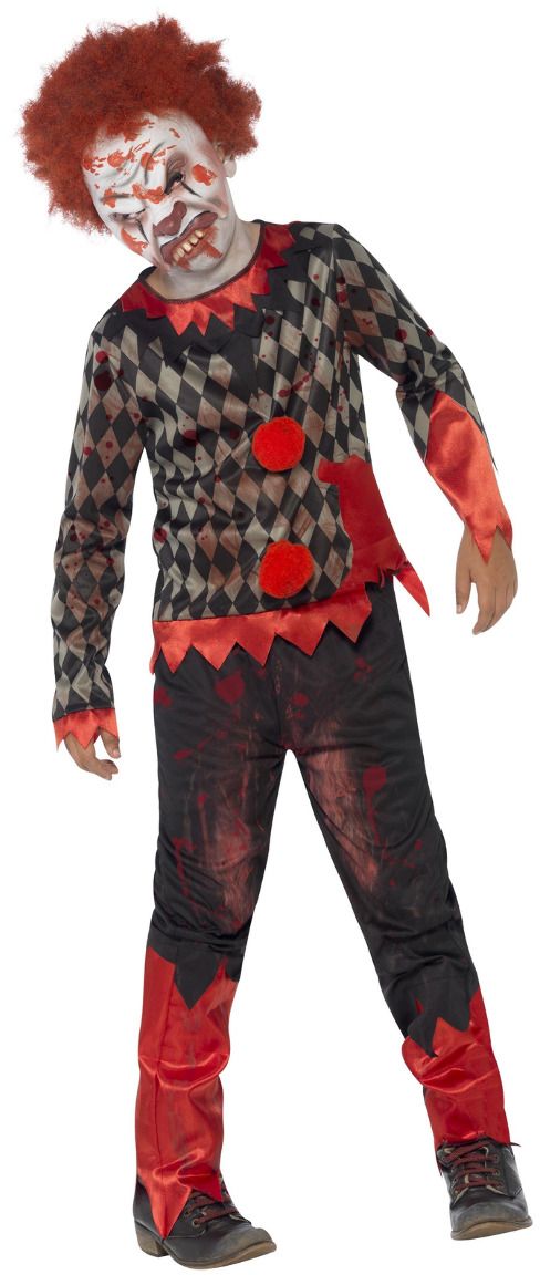 Zombie clowns outfit jongens