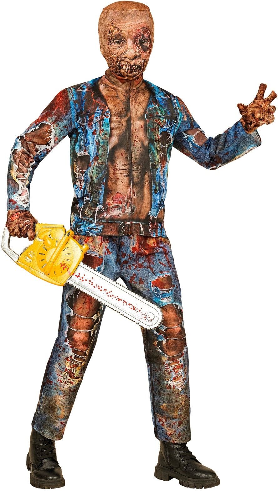 Zombie Halloween Outfit Gemaskerd Jongens