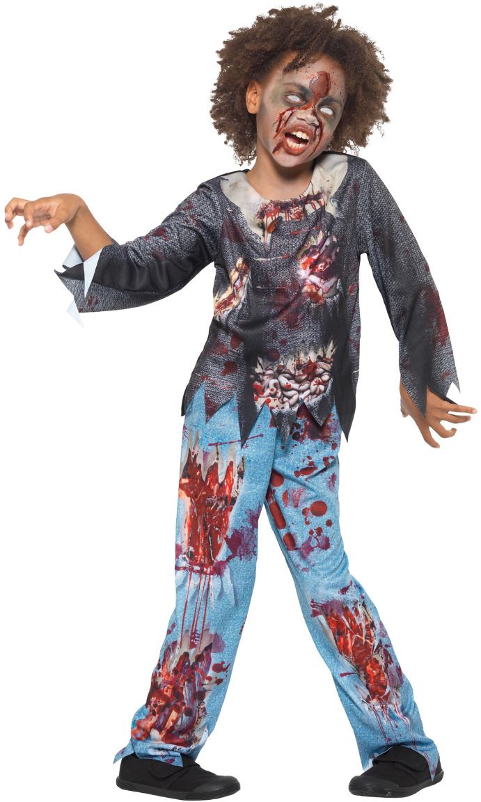 Zombie kinderen kostuum