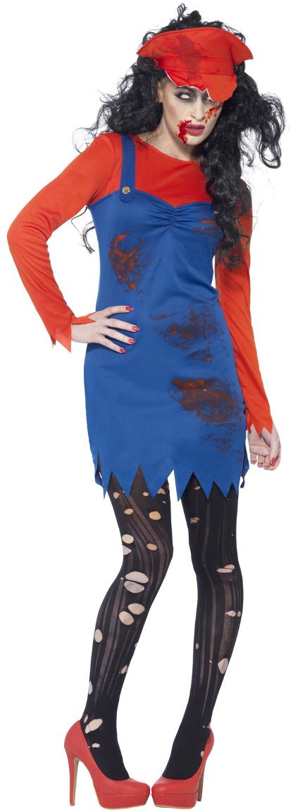 Zombie Mario dames pakje