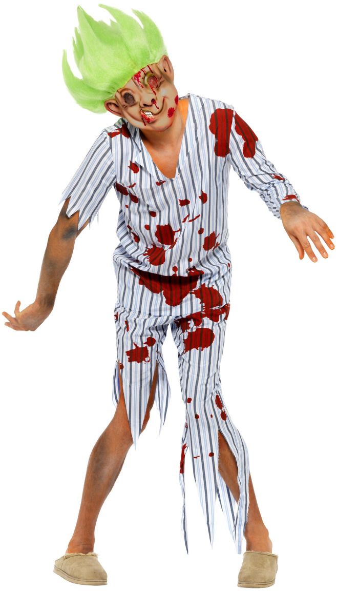 Zombie oker mannen outfit