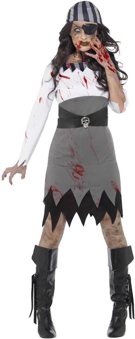 Zombie piraten outfit dames