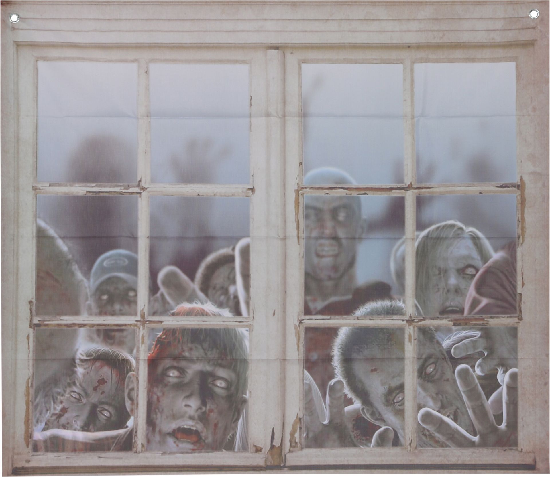 Zombie raam poster Halloween