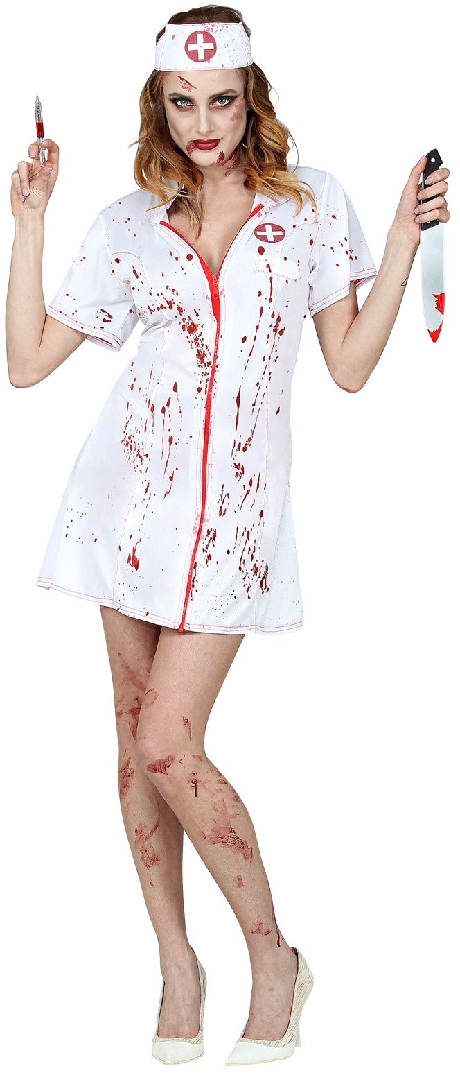 Zombie verpleegster outfit dames