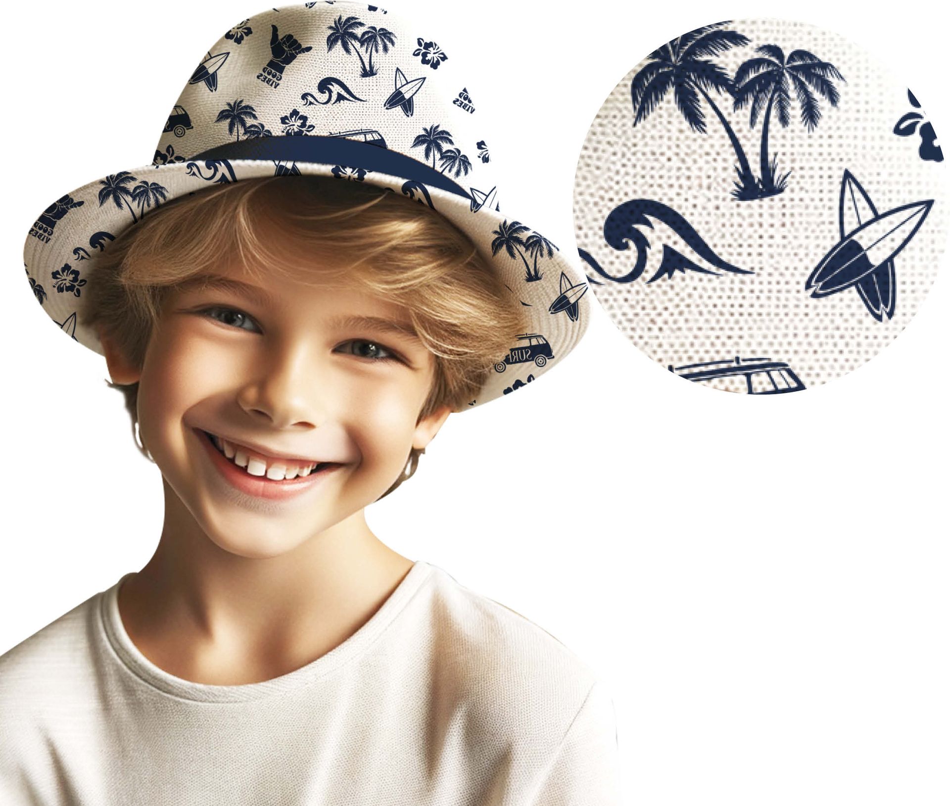 Zomerhoed Good Vibes Kinderen