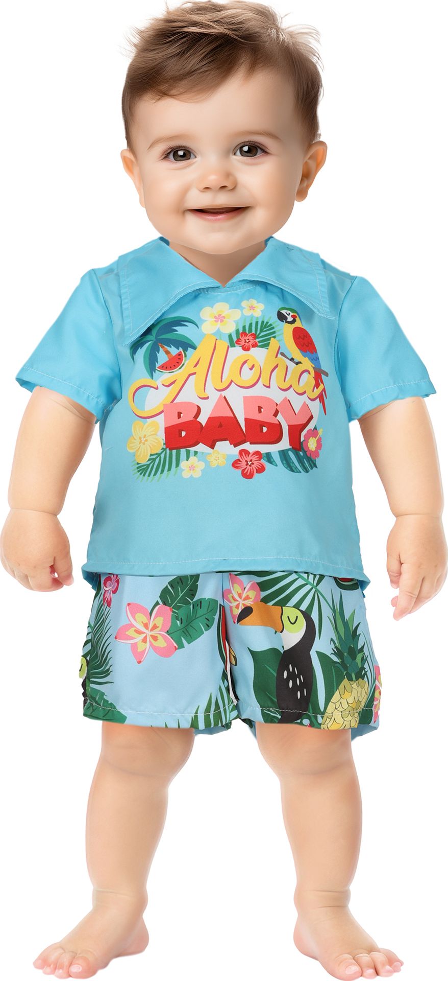 Zomerse Aloha Baby Kleding Set