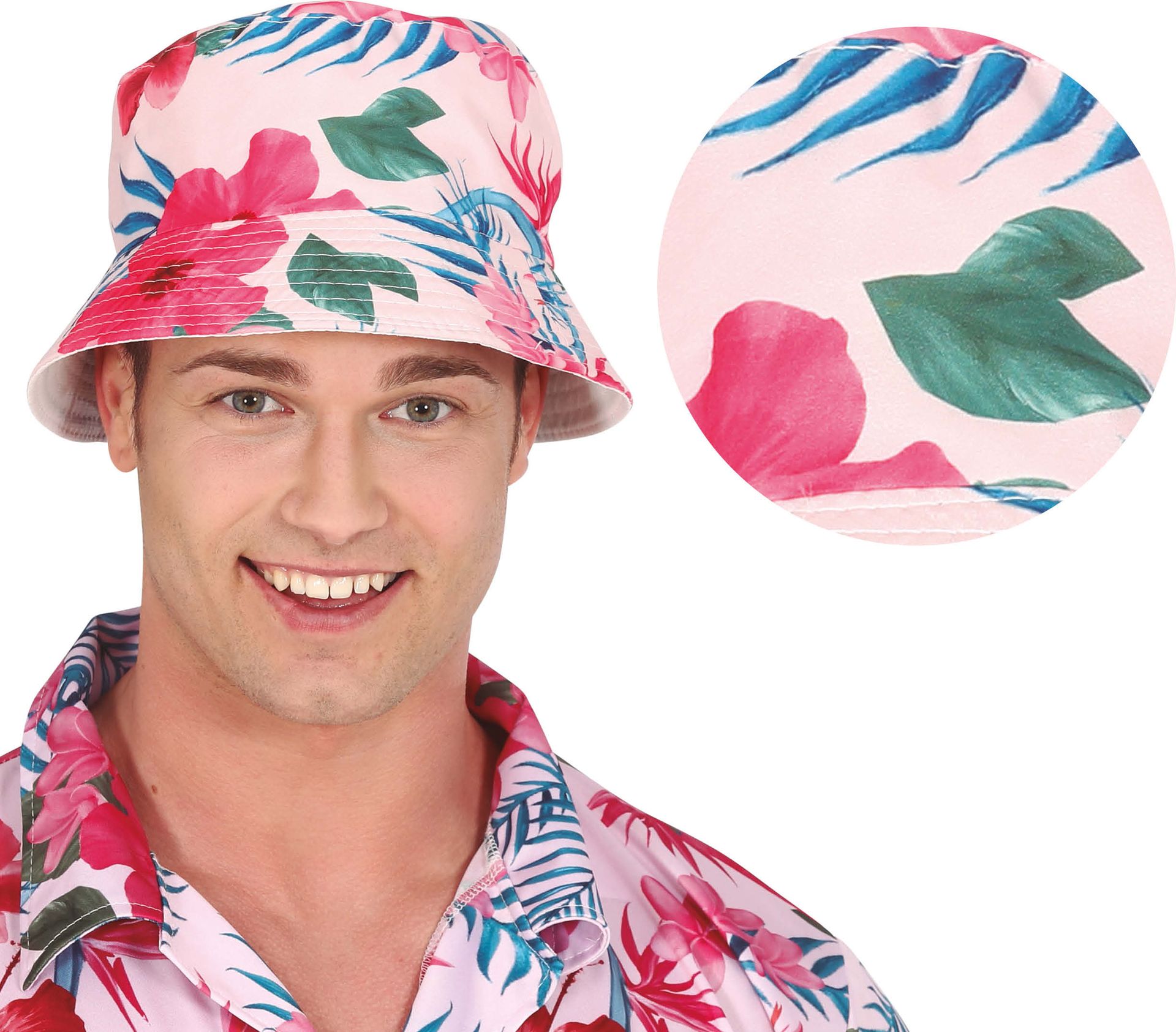 Zomerse Vissershoed Tropical Roze Planten