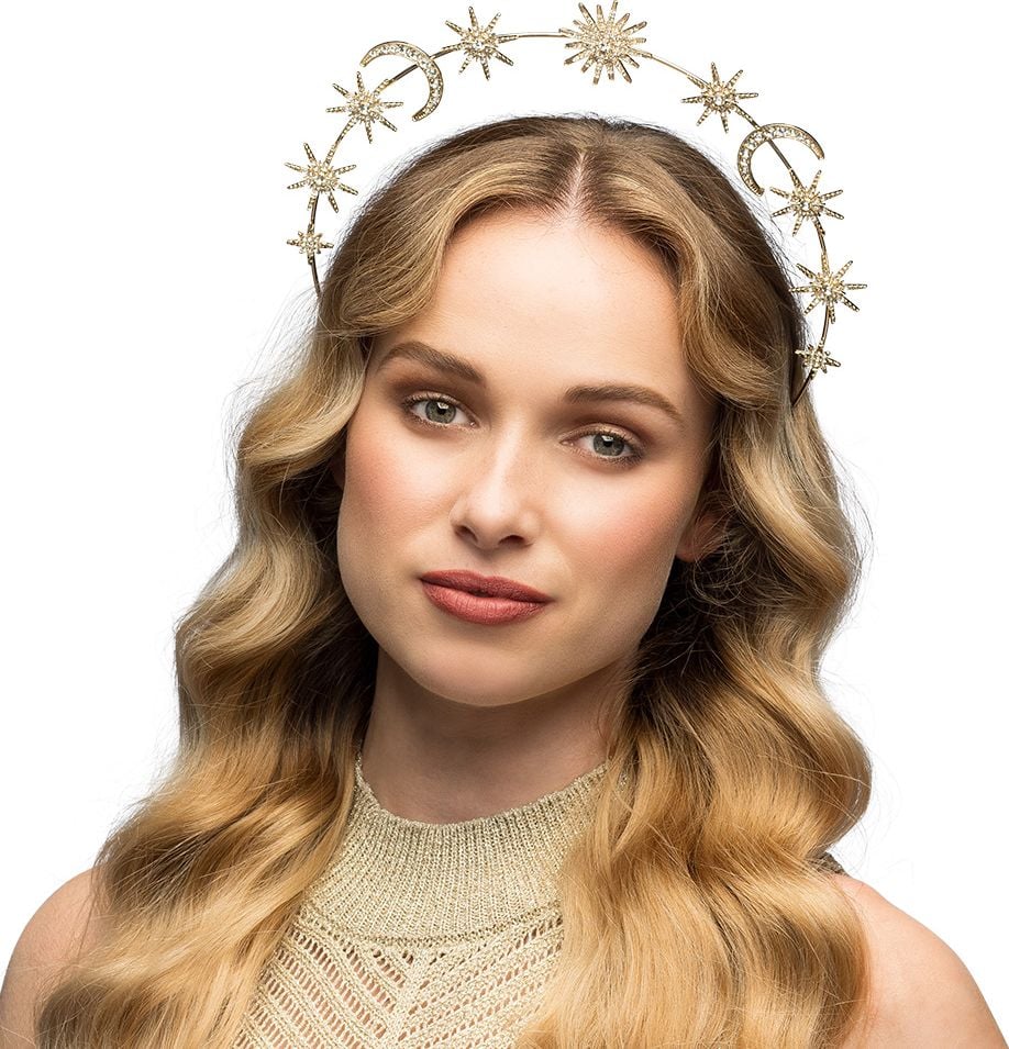 Zon en Ster Tiara Goud