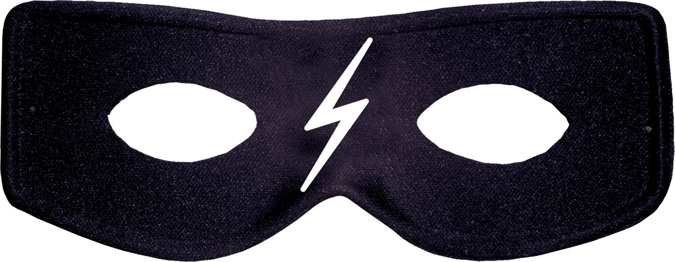 Zorro oogmasker zwart kind