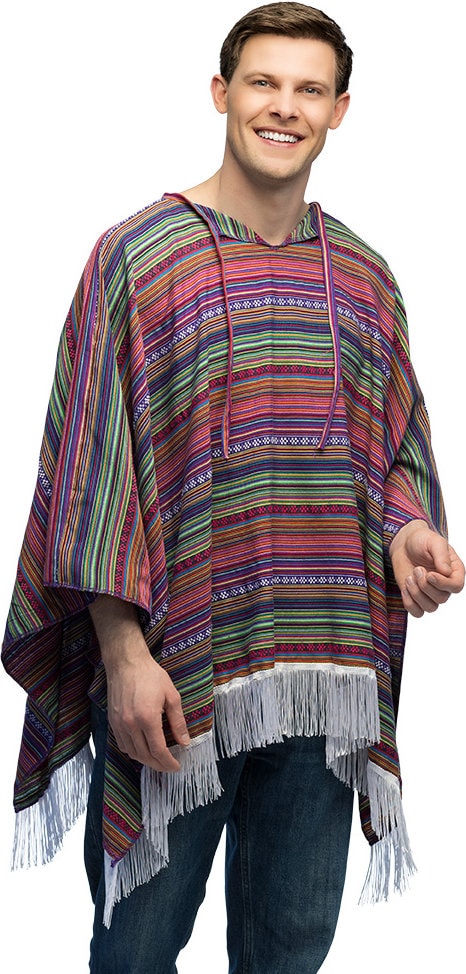 Zuid-Amerikaanse Poncho Heren