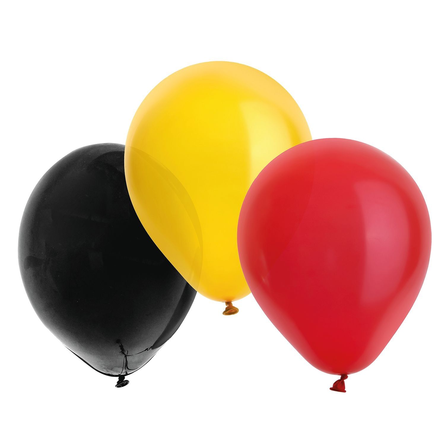 Zwart Geel Rood ballonnen set België