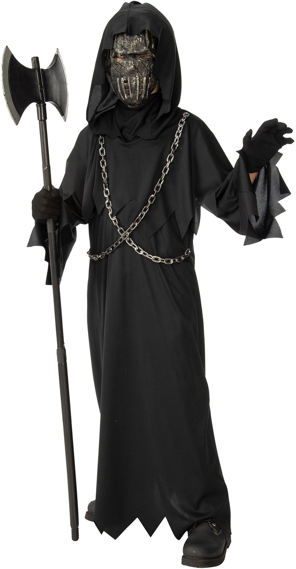 Zwart Horror Gewaad Outfit Jongens