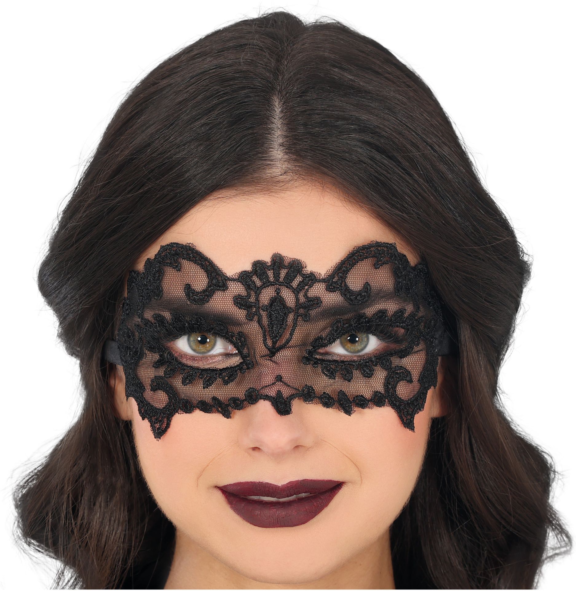 Zwart Kanten Oogmasker