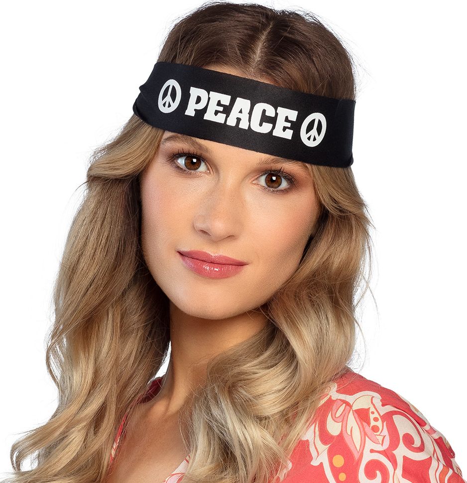 Zwarte bandana peace