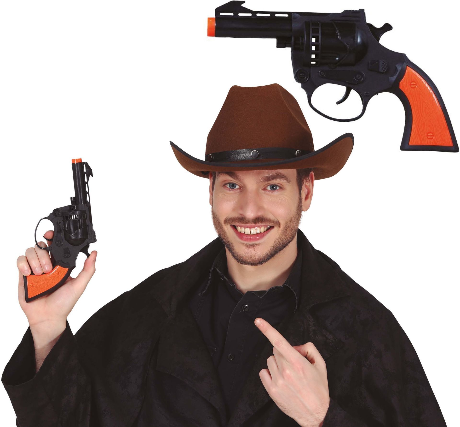 Zwarte Cowboy Revolver