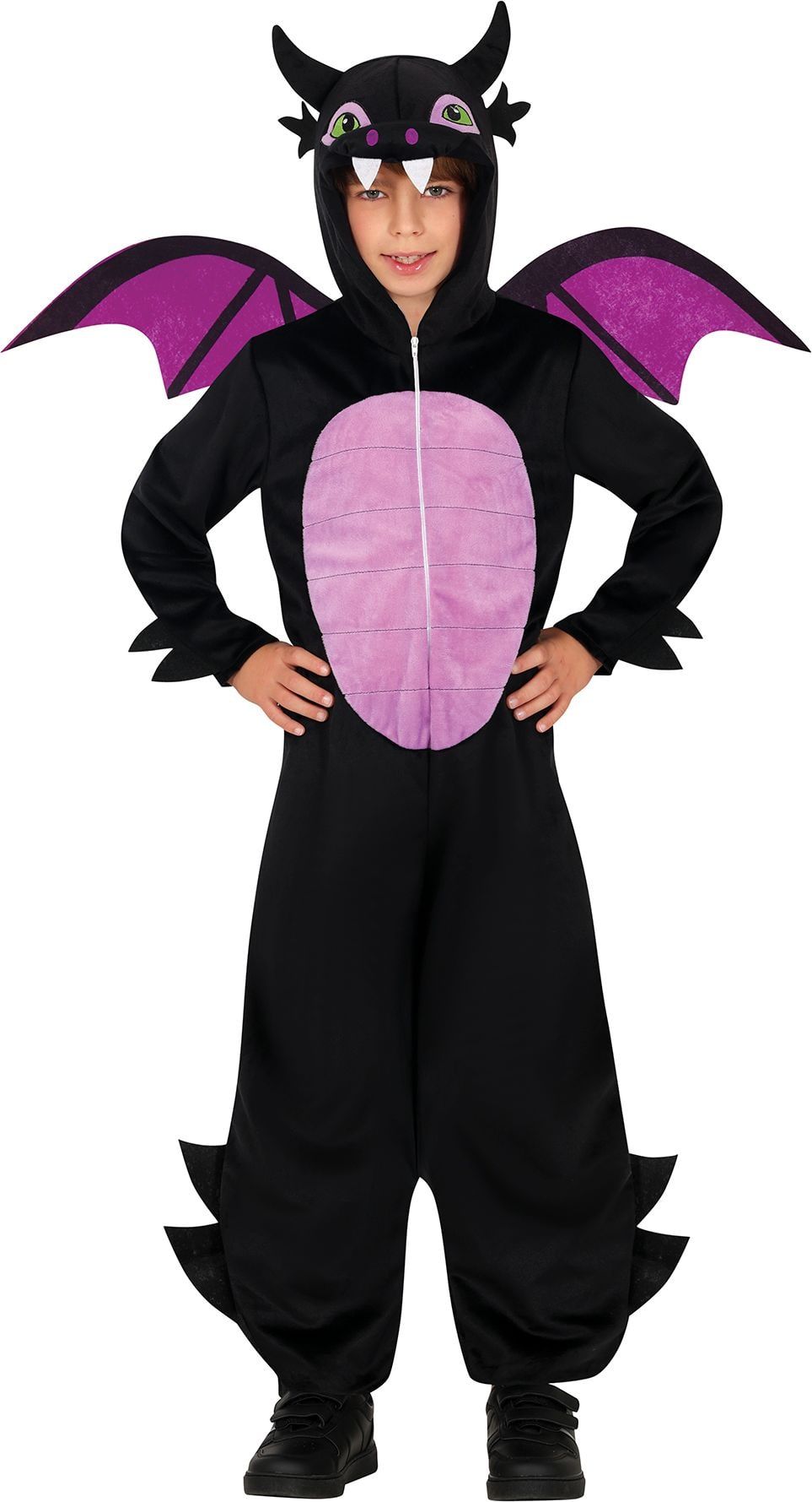 Zwarte Draak Kostuum Kinderen