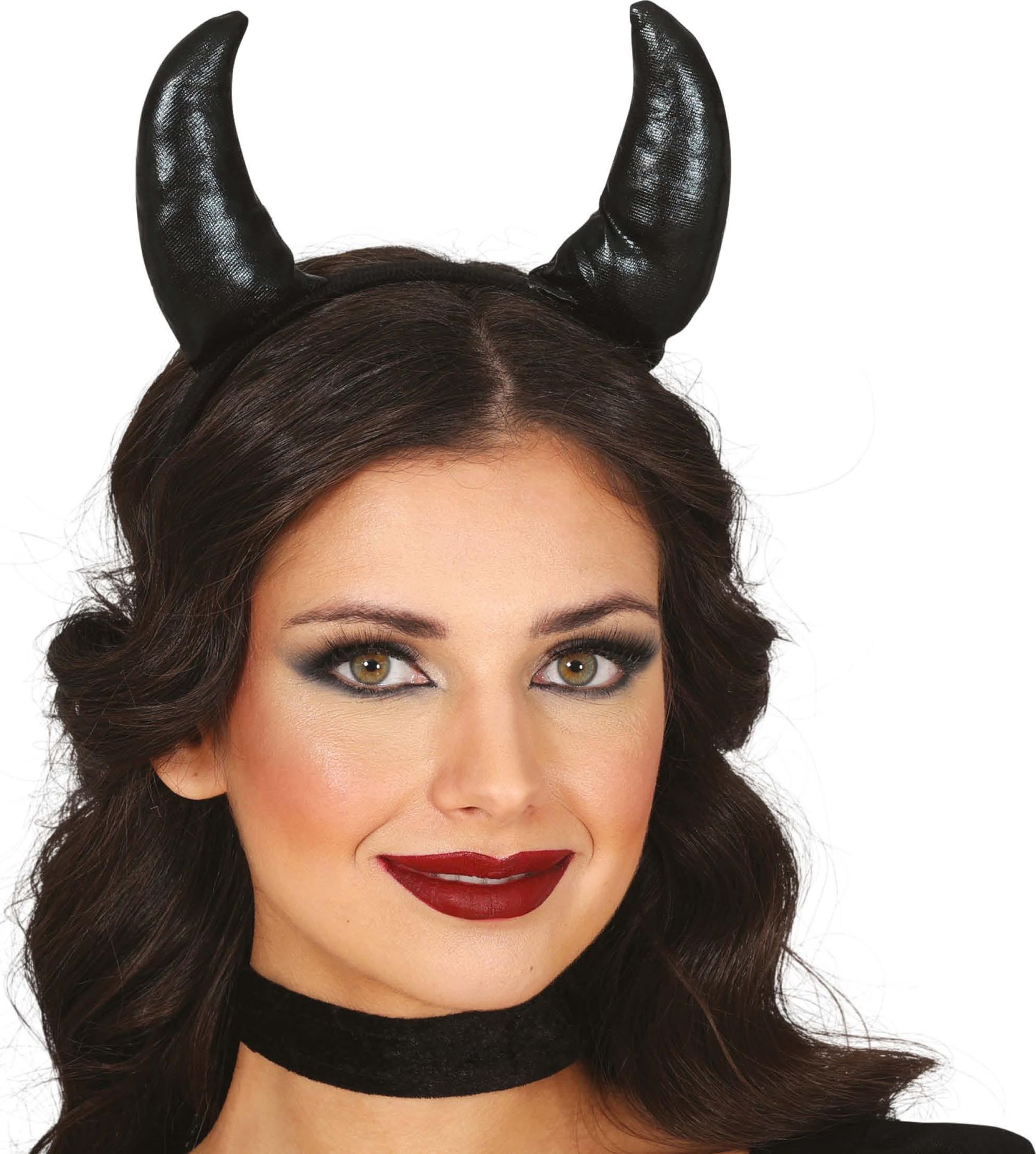 Zwarte Duivel Haarband Halloween