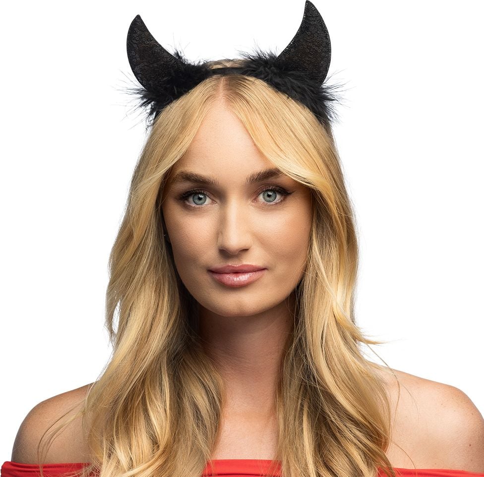 Zwarte Duivel Hoorntjes Tiara