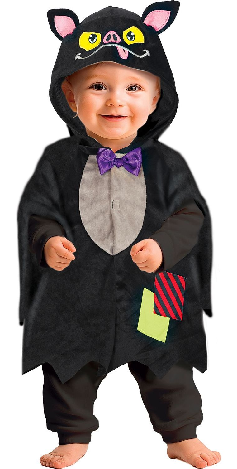 Zwarte Duivel Vleermuis Baby Poncho