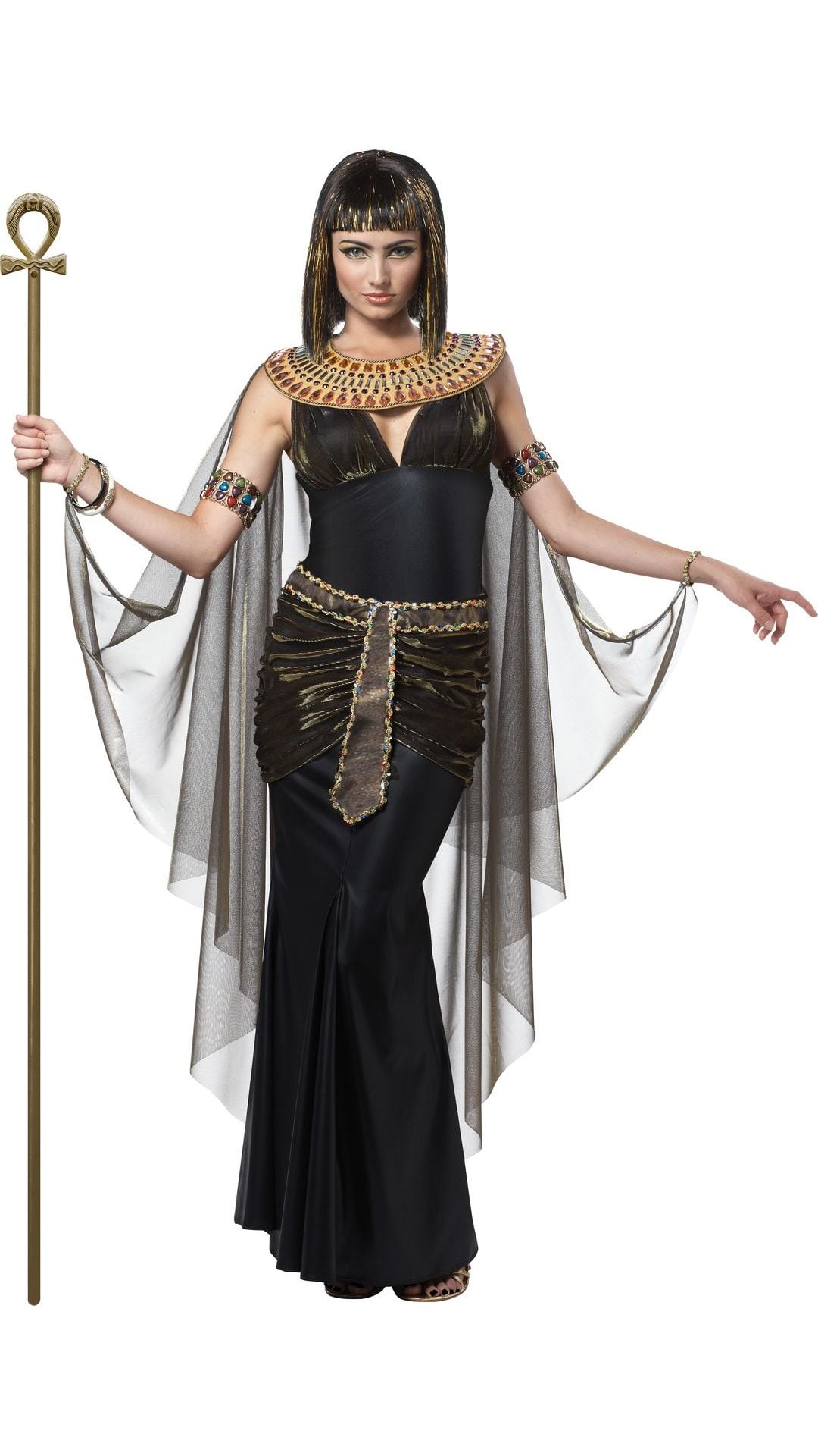 Zwarte farao jurk