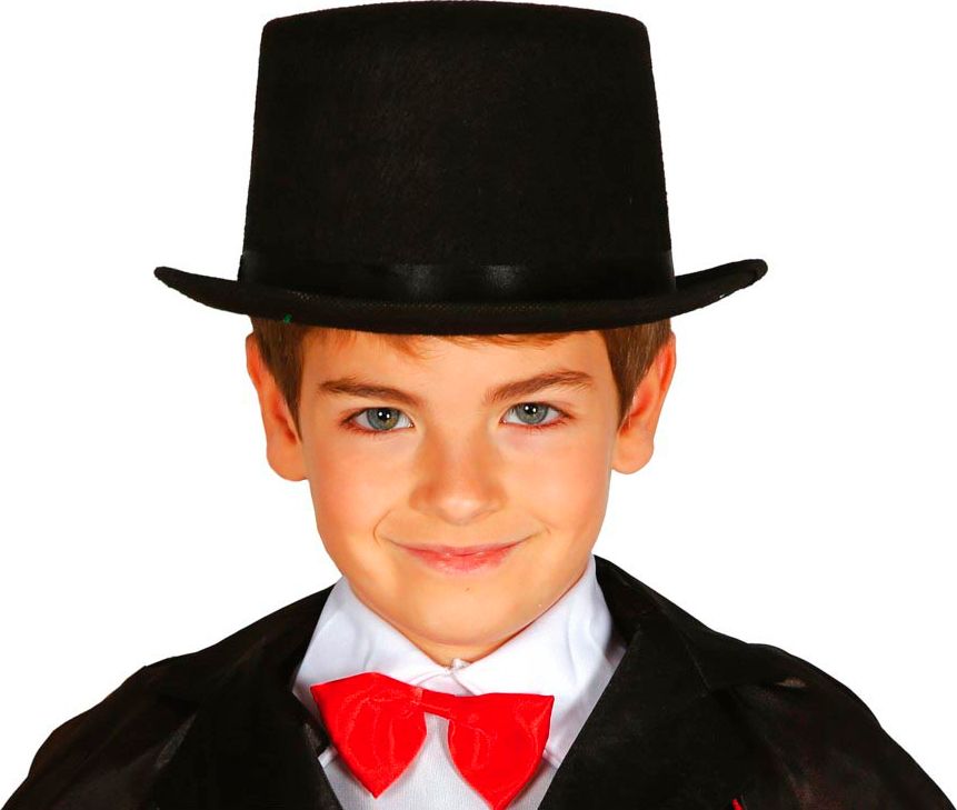 Zwarte gentleman hoed kind