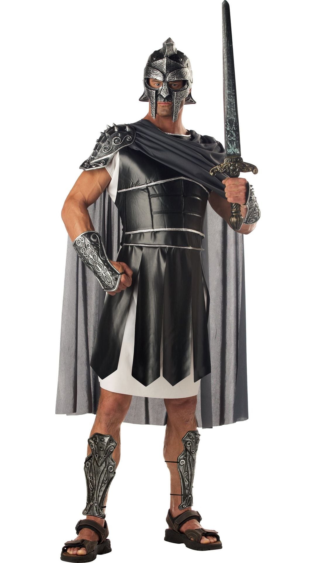 Zwarte gladiator tuniek