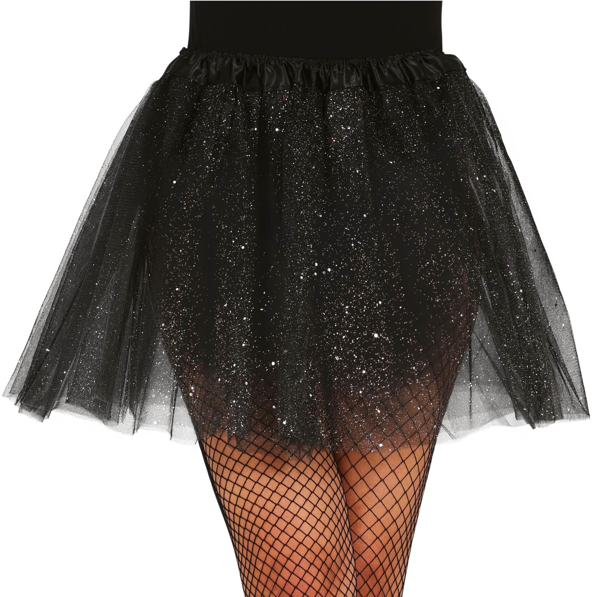 Zwarte Glitter Tutu Dames