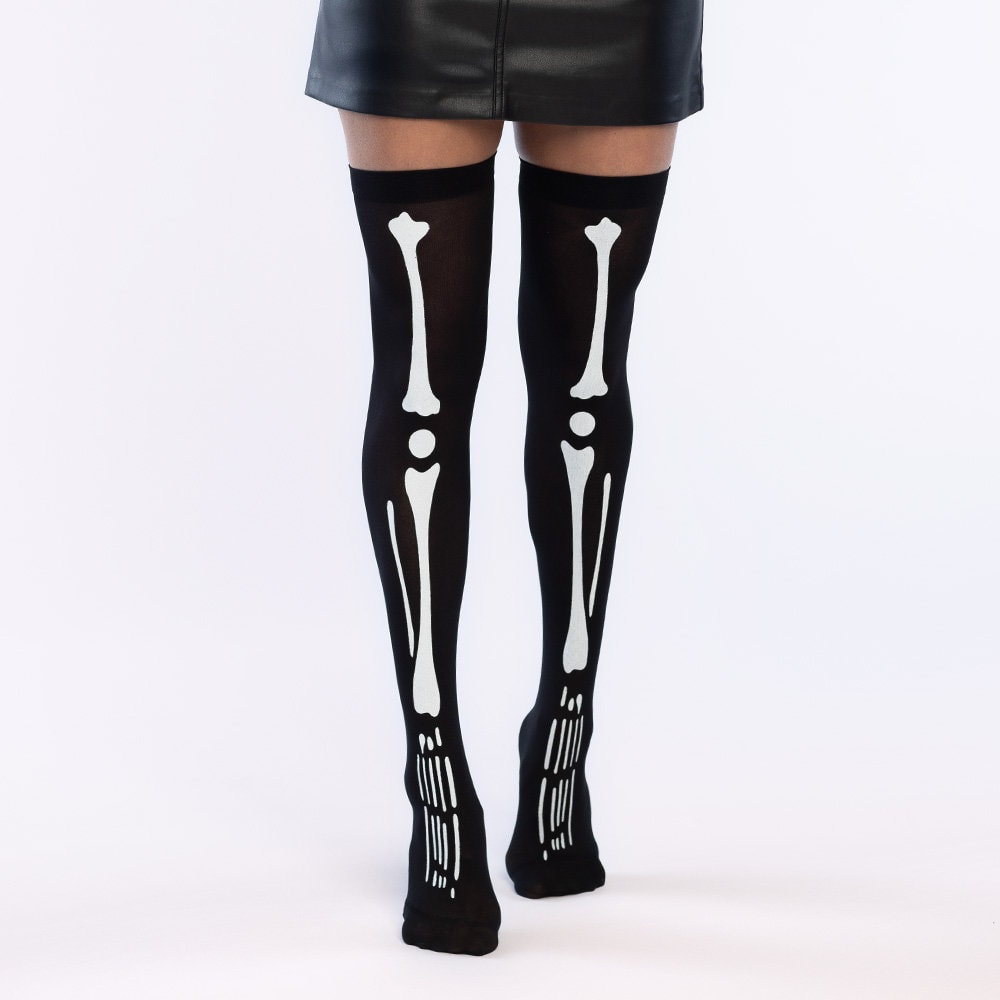 Zwarte Grim Reaper Halloween Panty Dames