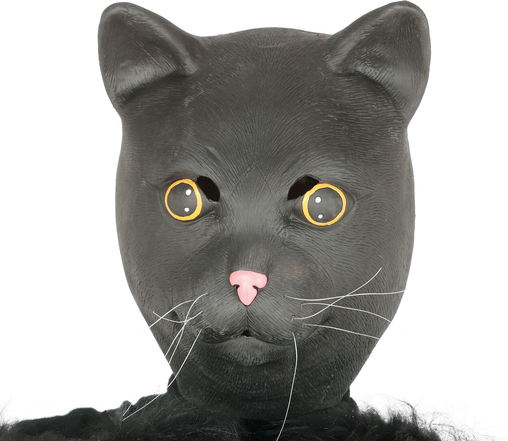 Zwarte kat masker