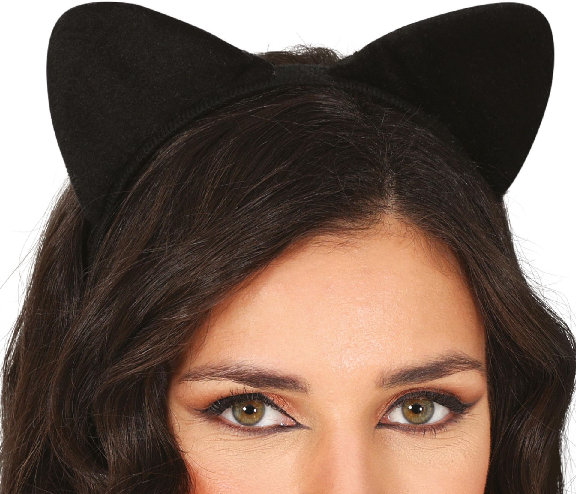 Zwarte Kattenoren Haarband